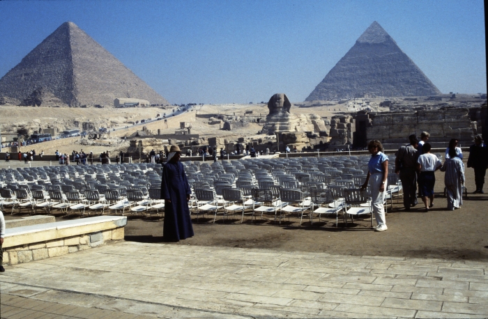 Die Pyramiden von Gizeh …
