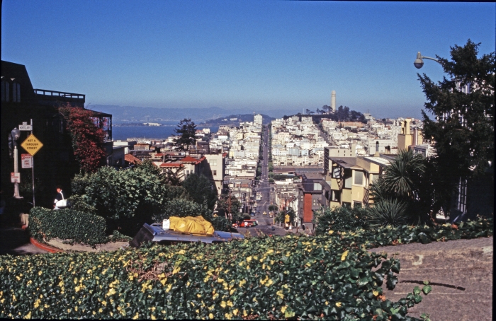 Die Lombard Street mit …