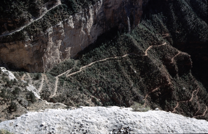 Über den Bright Angel Trail