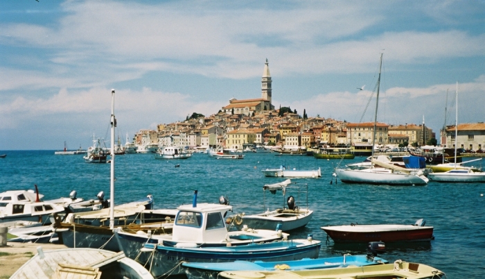Der Hafen von Rovinj …