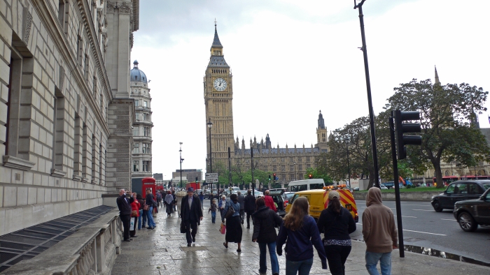 Der Westminster palace …
