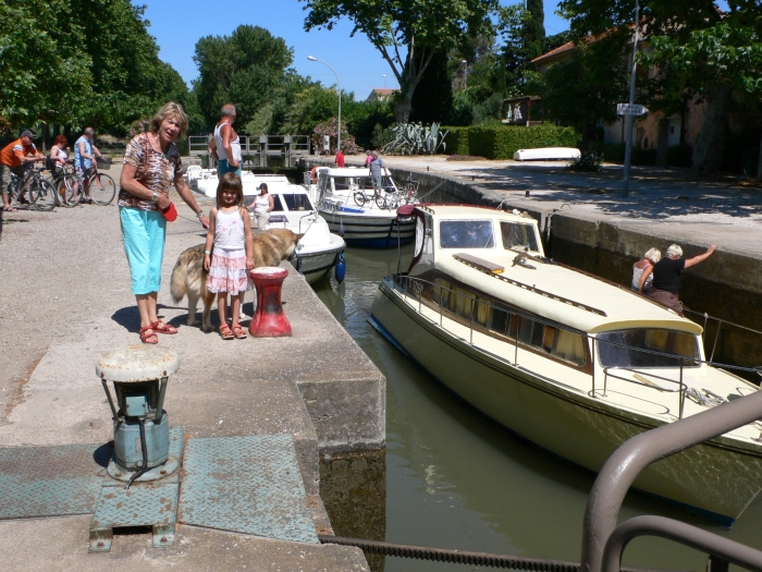 Am Canal du Midi ein …