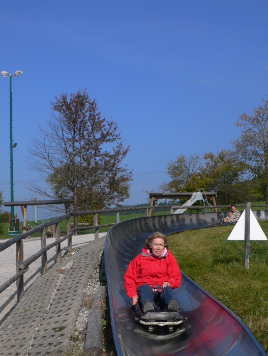 Die Sommerrodelbahn …