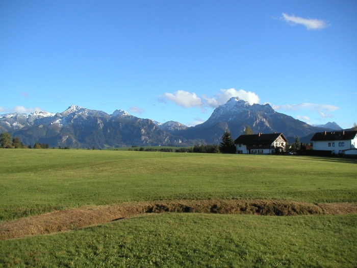 Nachts fiel leichter Schnee …