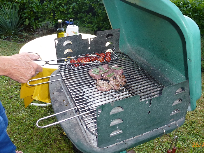 Der Grillmeister wendet …