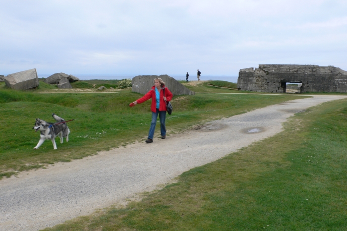 Am Pointe du Hoc …
