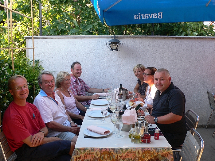 Unser Abschiedsessen …