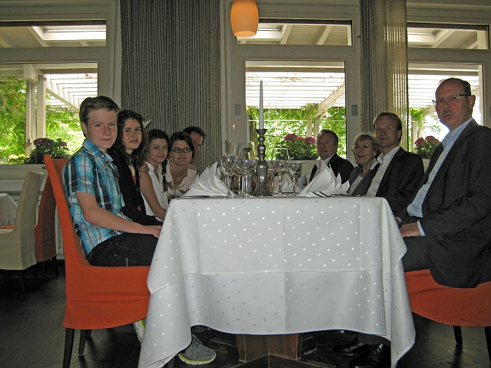 Diesmal im Kaminzimmer ...