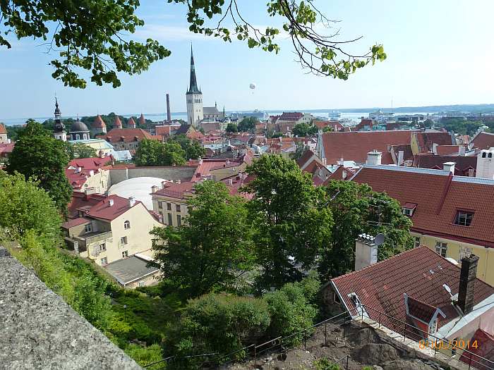 Die gotische St. Olaikirche ...