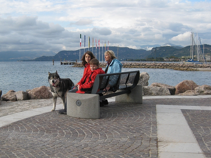Sogar eine kleine Marina …