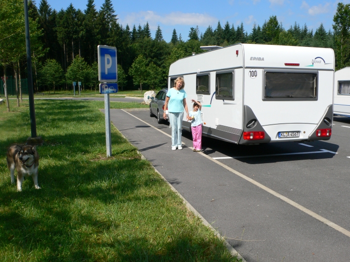 Erste Rast auf …