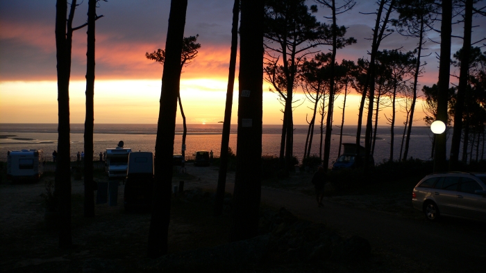 Sonnenuntergang …