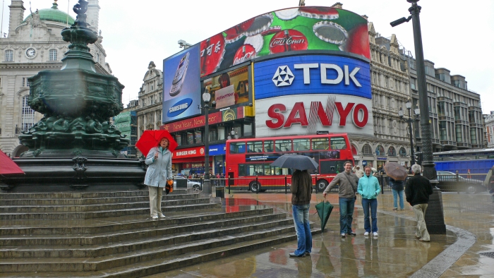 Der Piccadilly Circus …