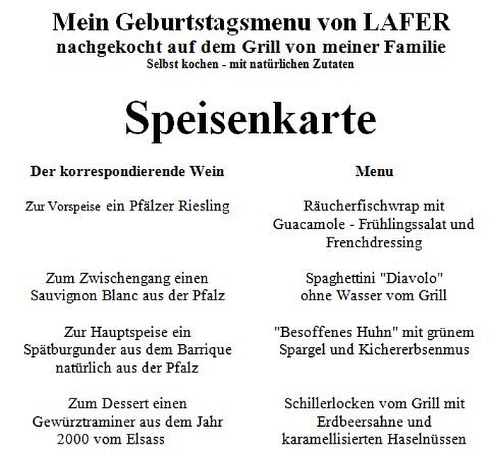 Der Sternekoch Johann …