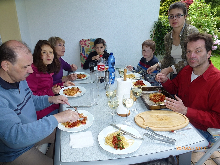 Spaghettini vom Grill …